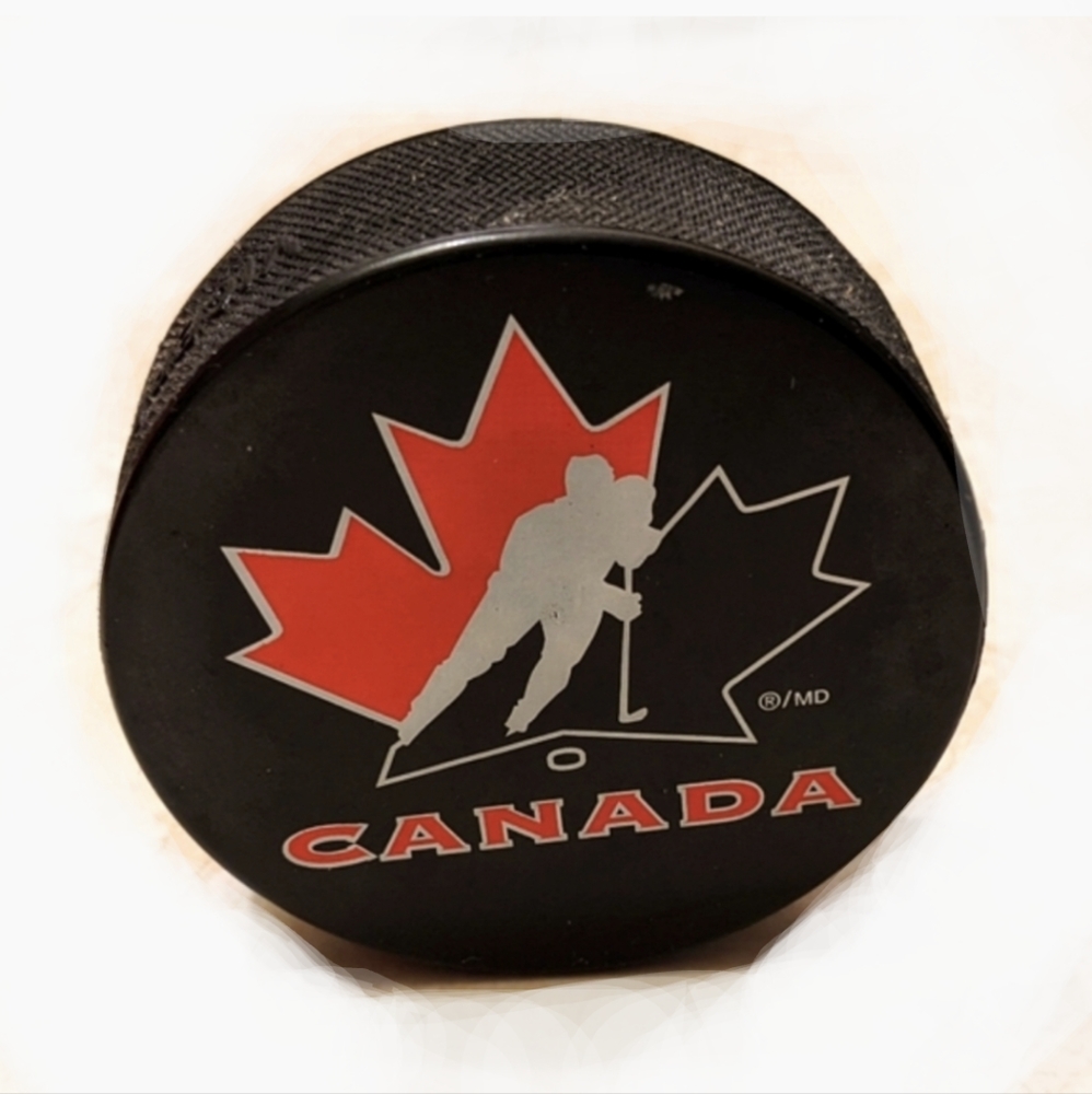 Vintage Team Canada Hockey Puck Souvenir